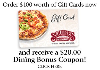 $20 bonus gift card with purchase of $100 in giftcards